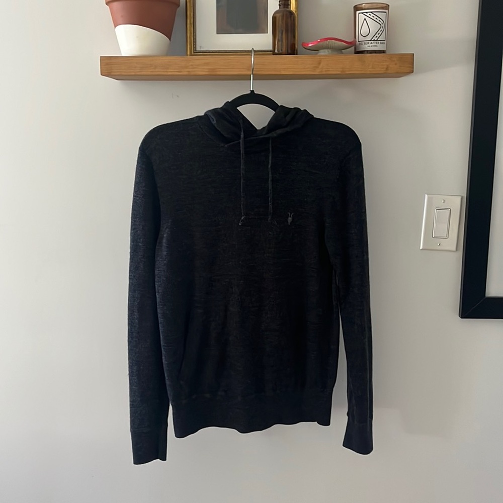 ALLSAINTS MODE MERINO KNIT PULLOVER HOODY